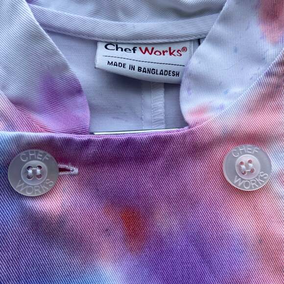 Chef Works Tie Dye Chef Jacket - Picture 3 of 7